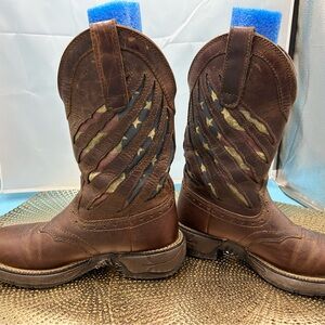 Shyanne women 6 patriotic flag cowgirl Work boots